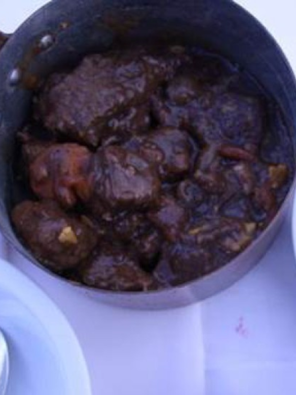 Moroccan lamb stew with apricots